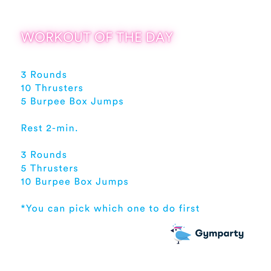 Today's workout is a doozy.