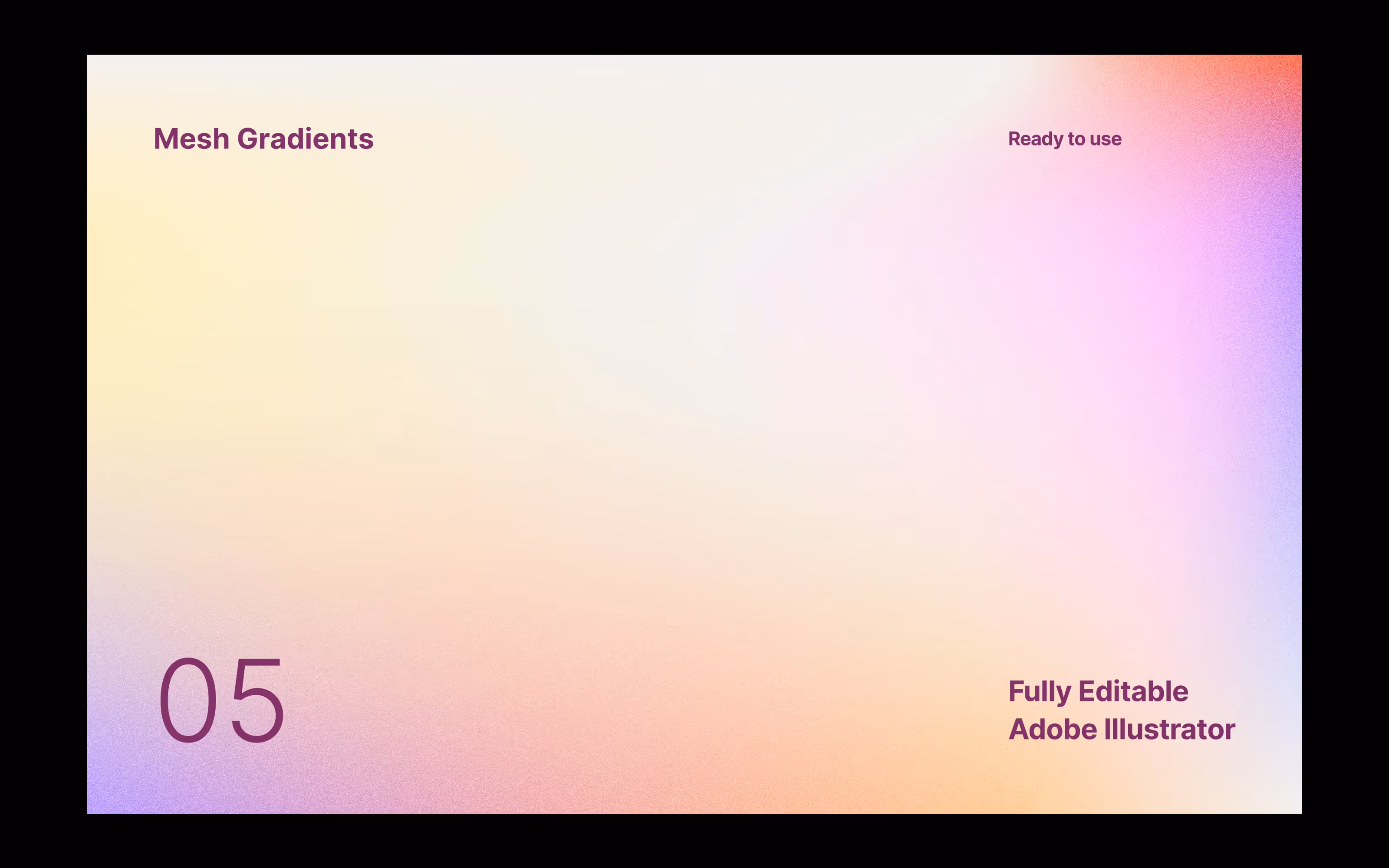 Mesh Gradients download for Illustrator, XD, Sketch and Figma