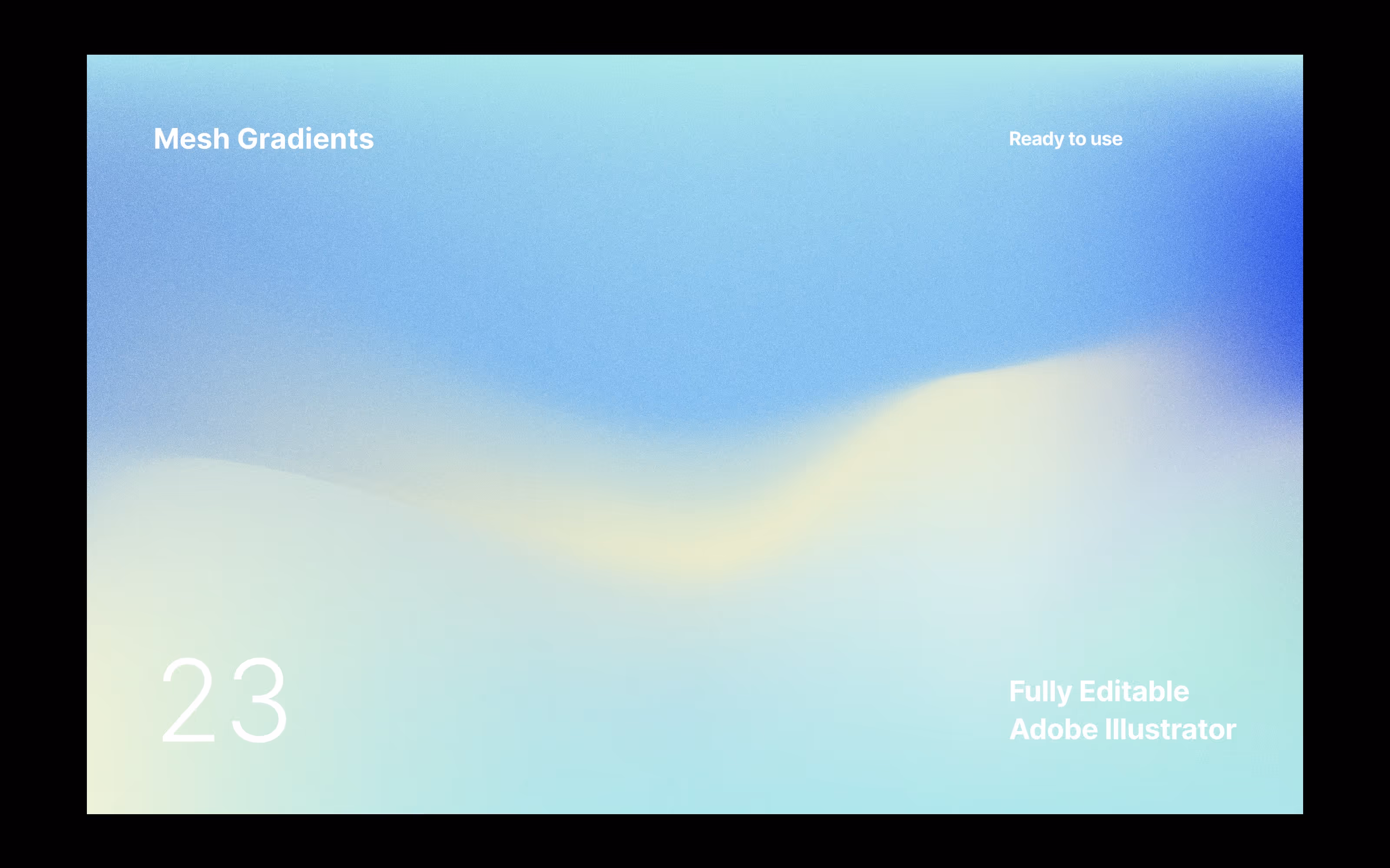 Mesh Gradients download for Illustrator, XD, Sketch and Figma