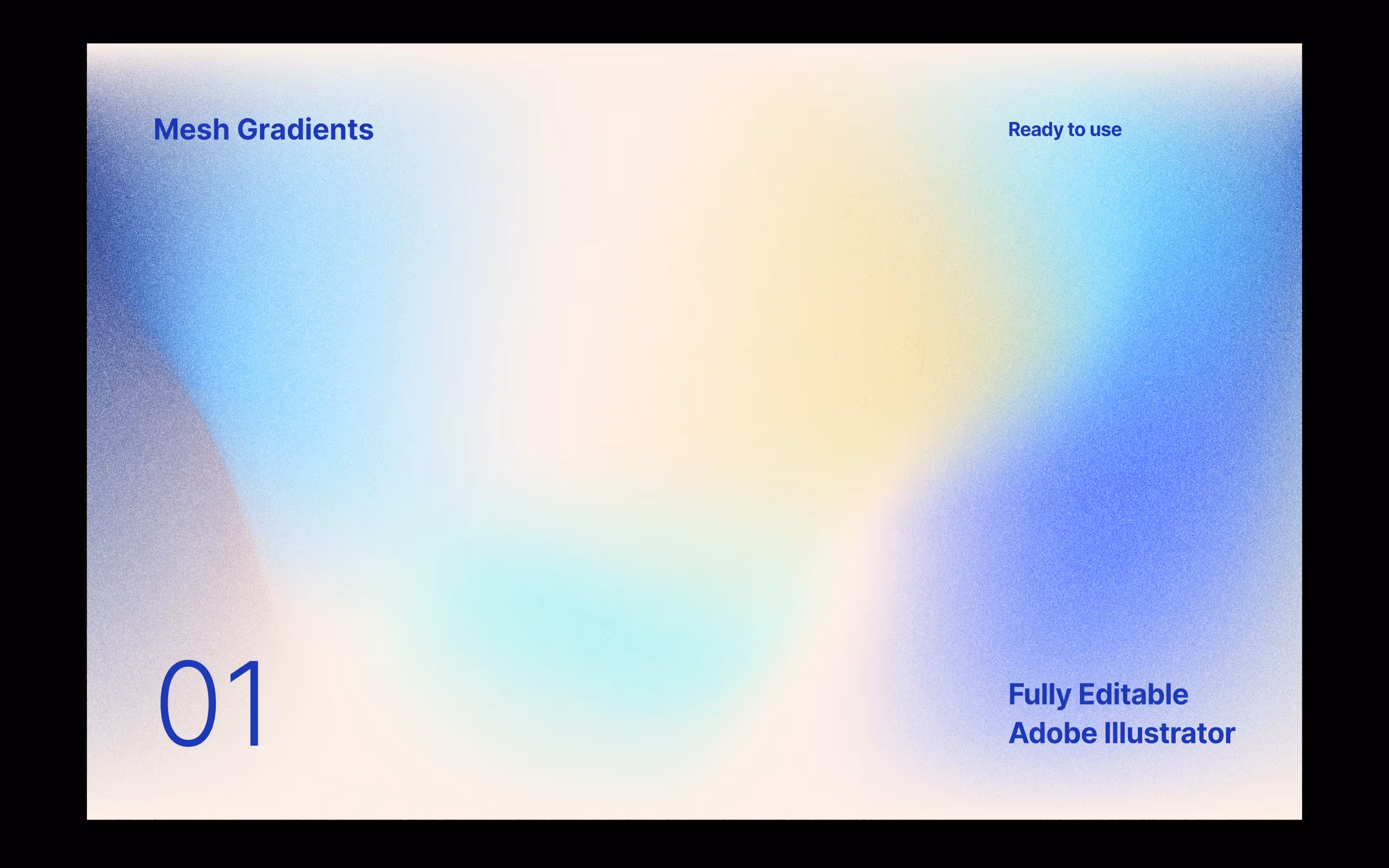 Mesh Gradients download for Illustrator, XD, Sketch and Figma