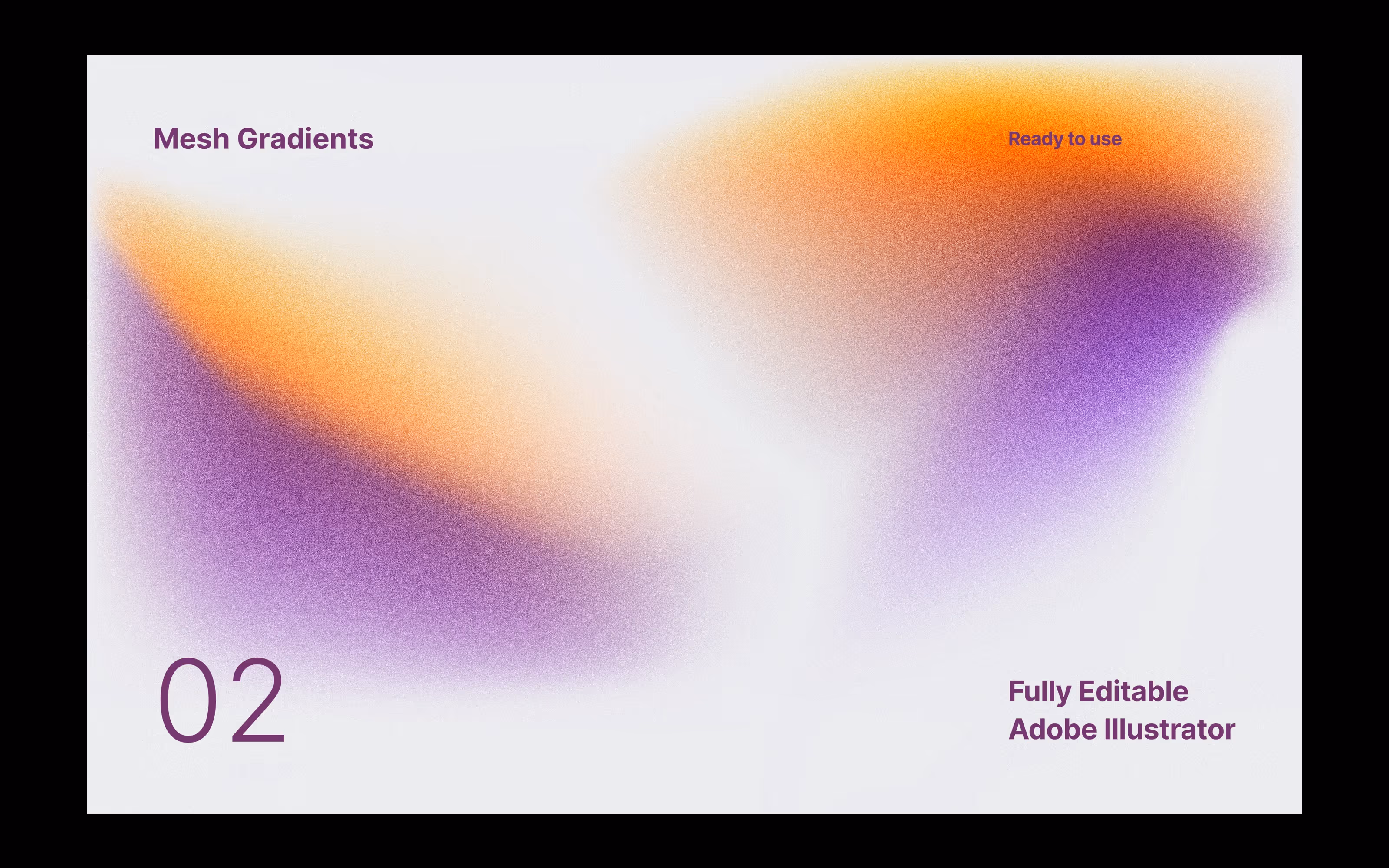 Mesh Gradients download for Illustrator, XD, Sketch and Figma