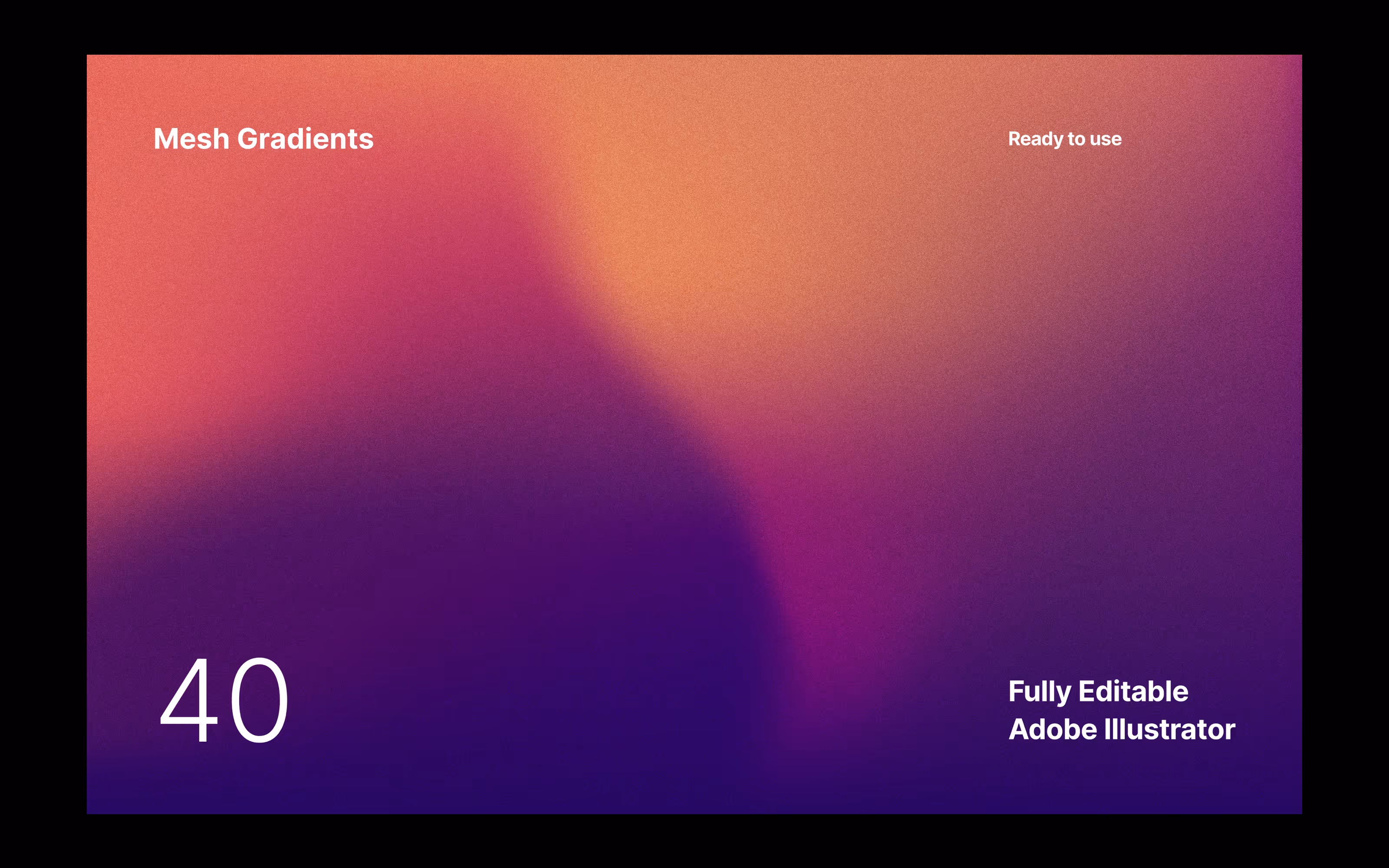 Mesh Gradients download for Illustrator, XD, Sketch and Figma