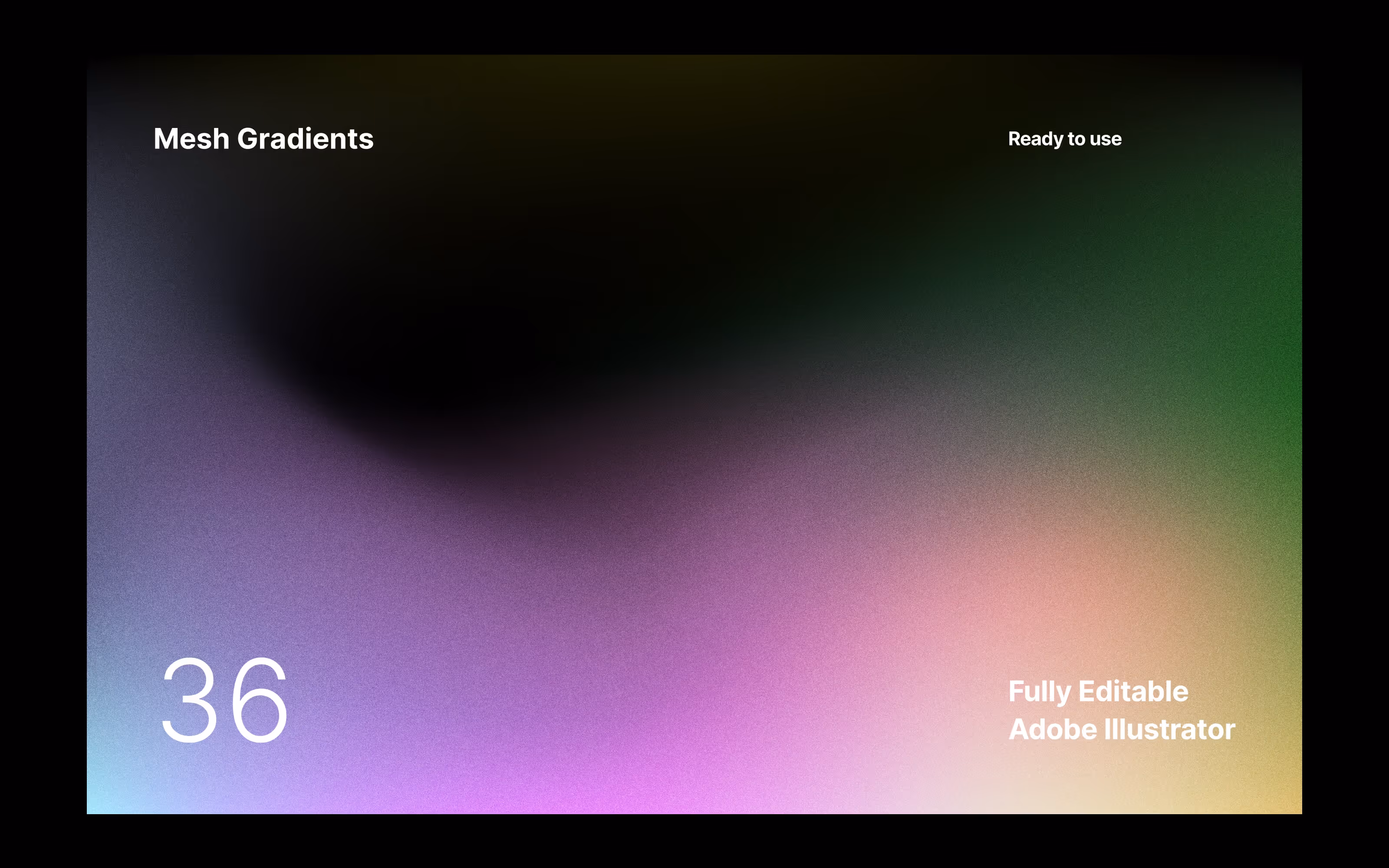 Mesh Gradients download for Illustrator, XD, Sketch and Figma
