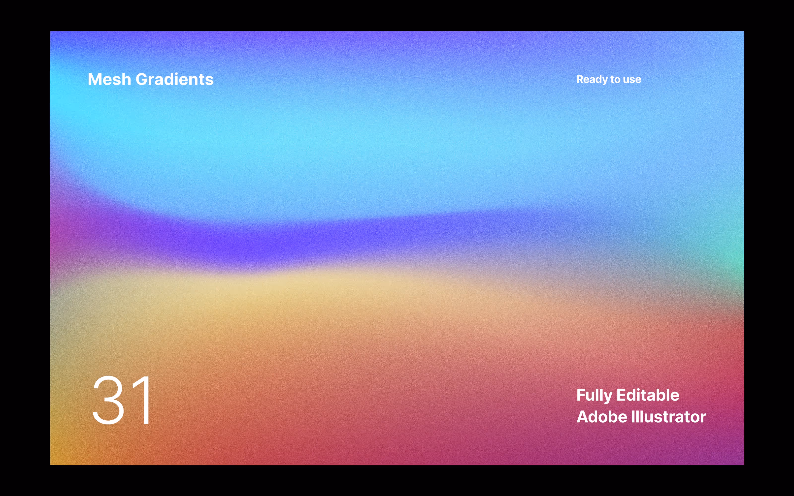 Mesh Gradients download for Illustrator, XD, Sketch and Figma