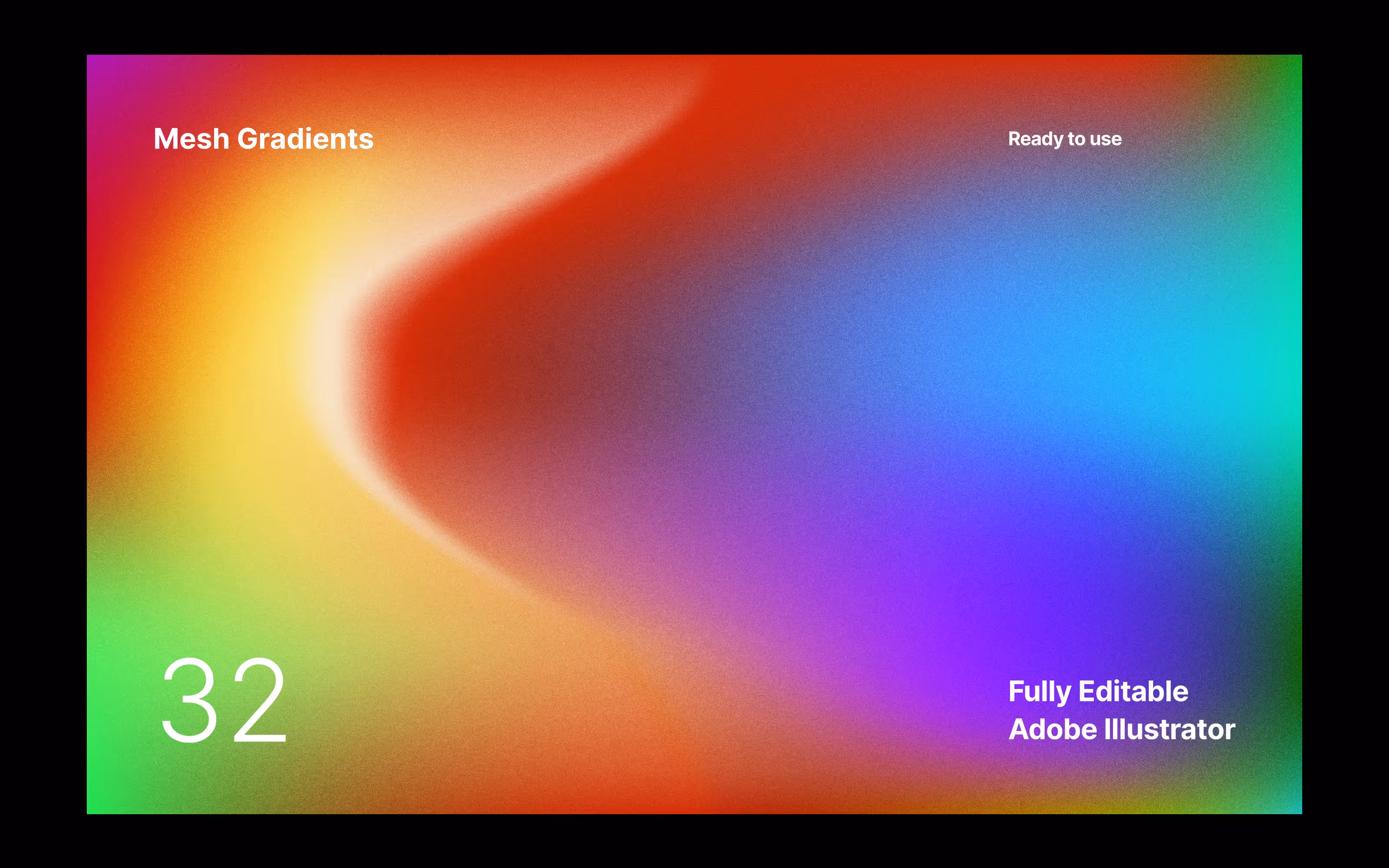 Mesh Gradients download for Illustrator, XD, Sketch and Figma