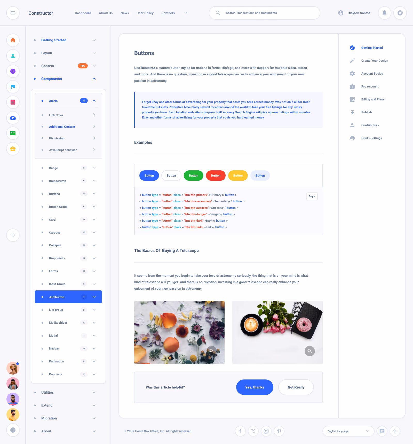 List Task Board Dashboard