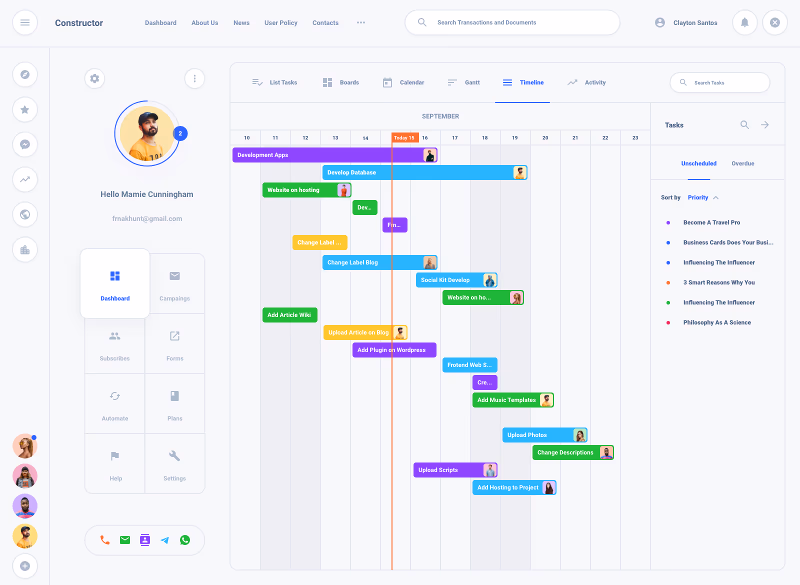 Task Board Dashboard