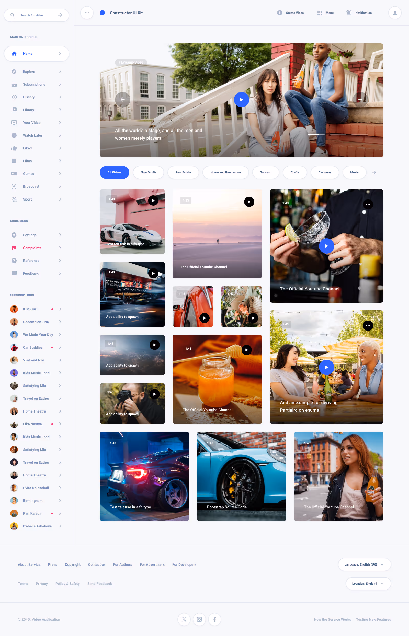 Main NFT Marketplace Template