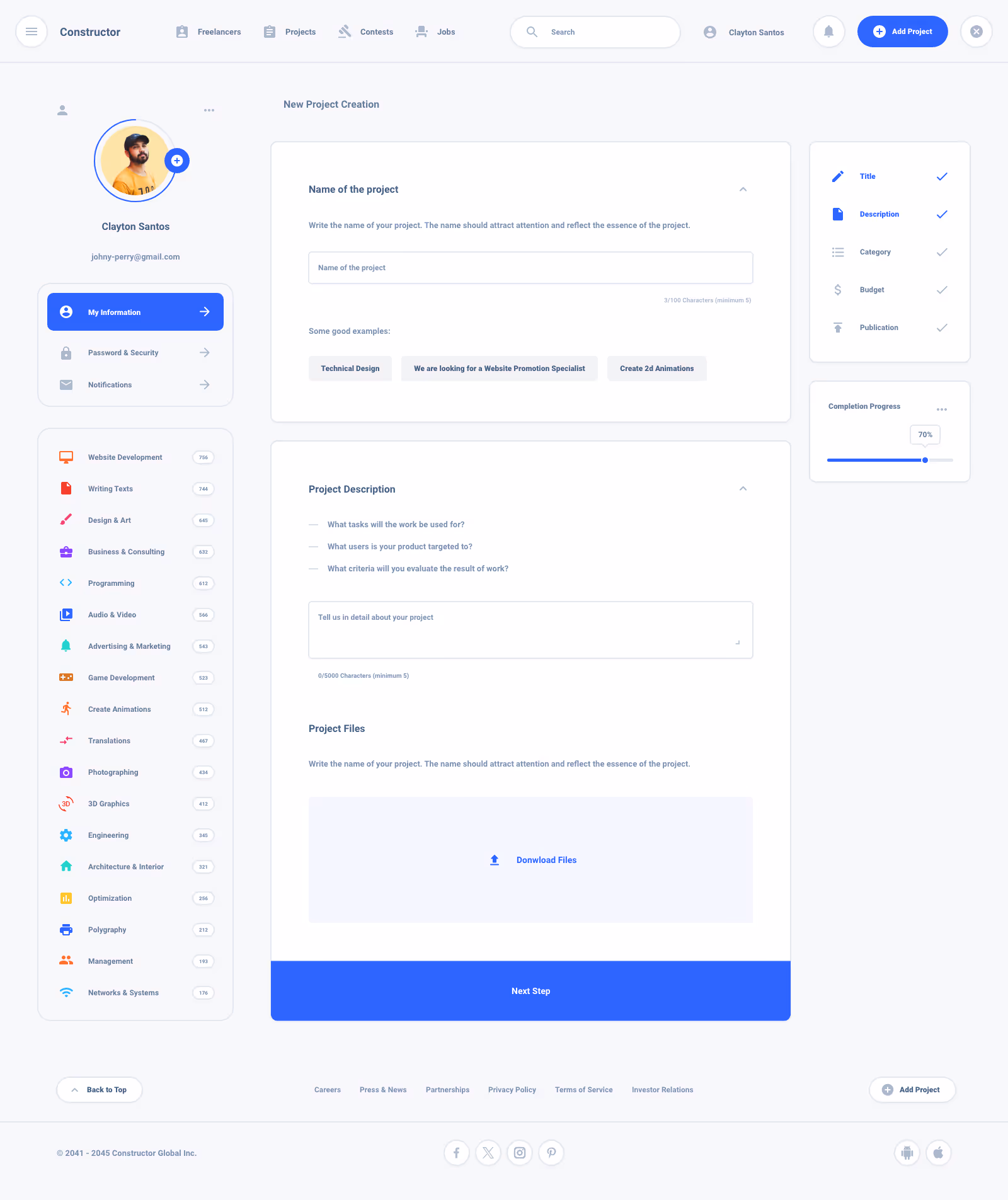 Main NFT Marketplace Template