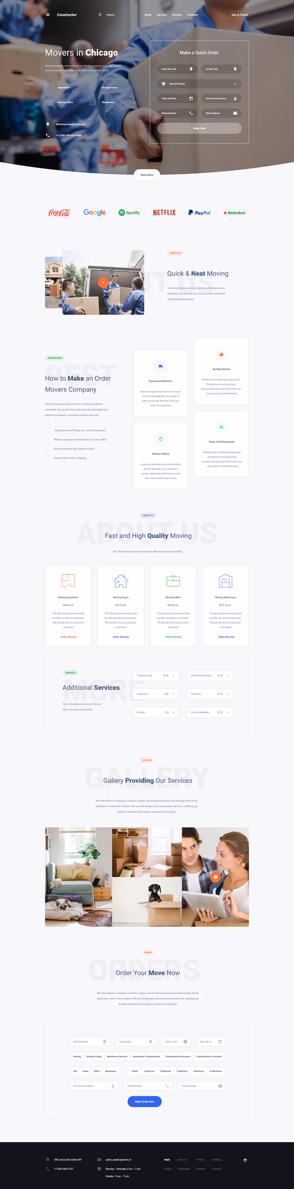 Barbershop Template Ui Kit for Sketch, Figma and Adobe XD