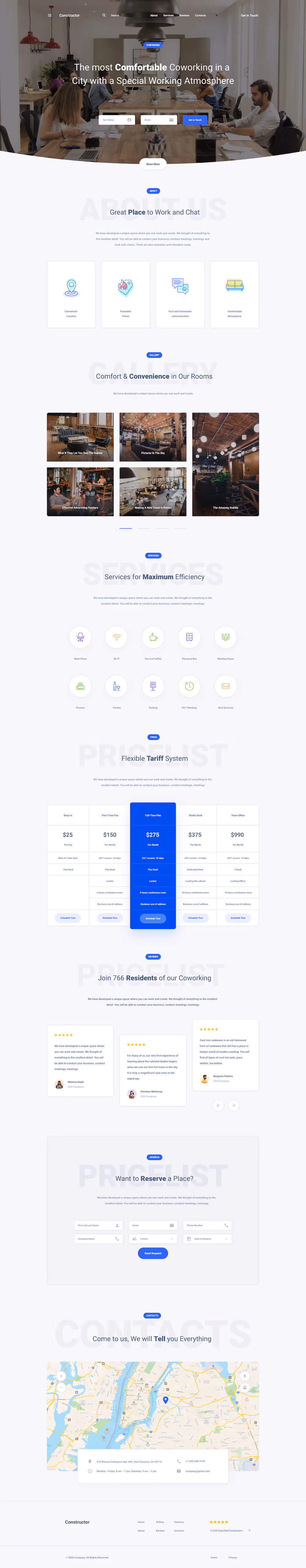 Barbershop Template Ui Kit for Sketch, Figma and Adobe XD
