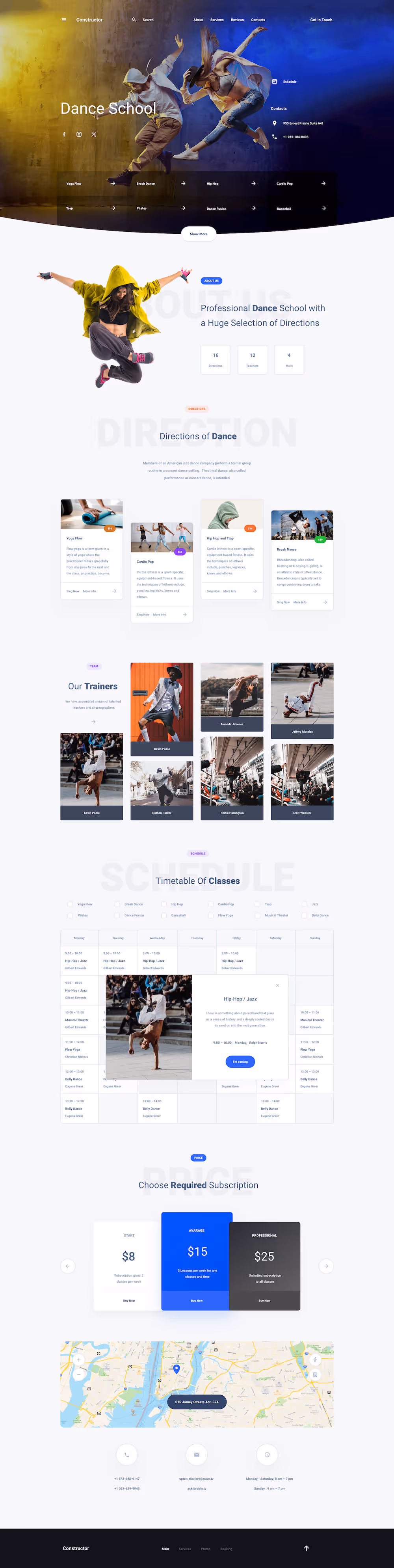Architecture Agency Template Ui Kit for Sketch, Figma and Adobe XD