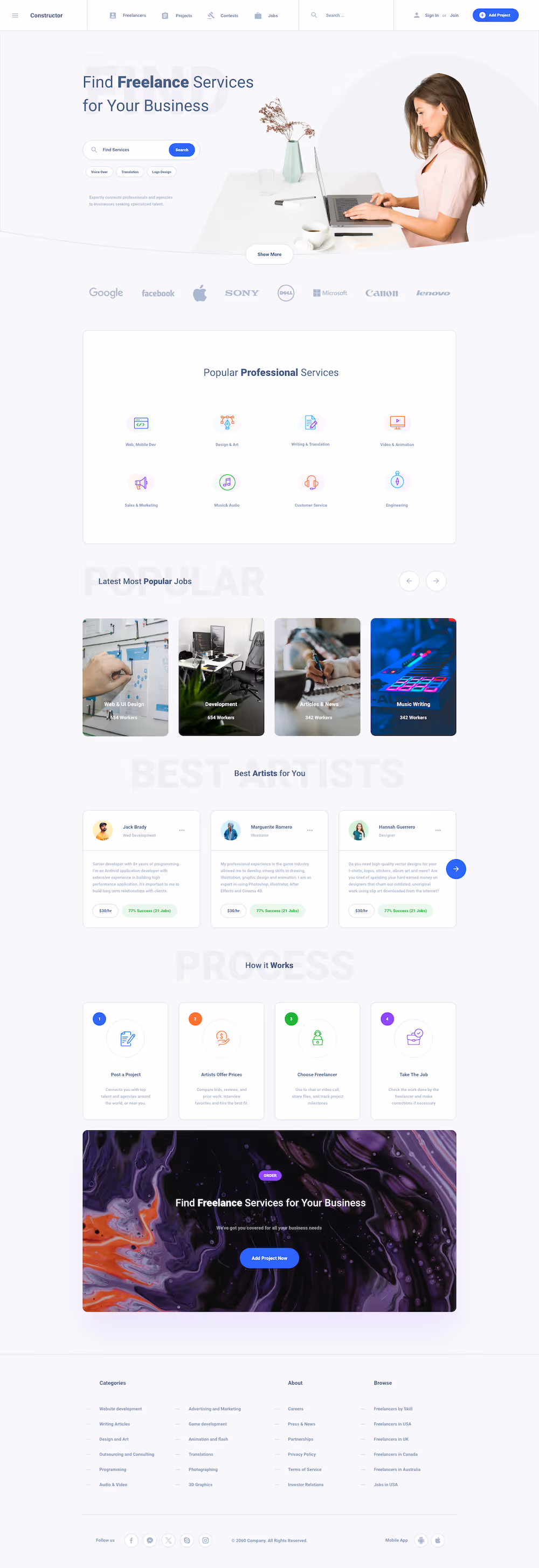 Barbershop Template Ui Kit for Sketch, Figma and Adobe XD