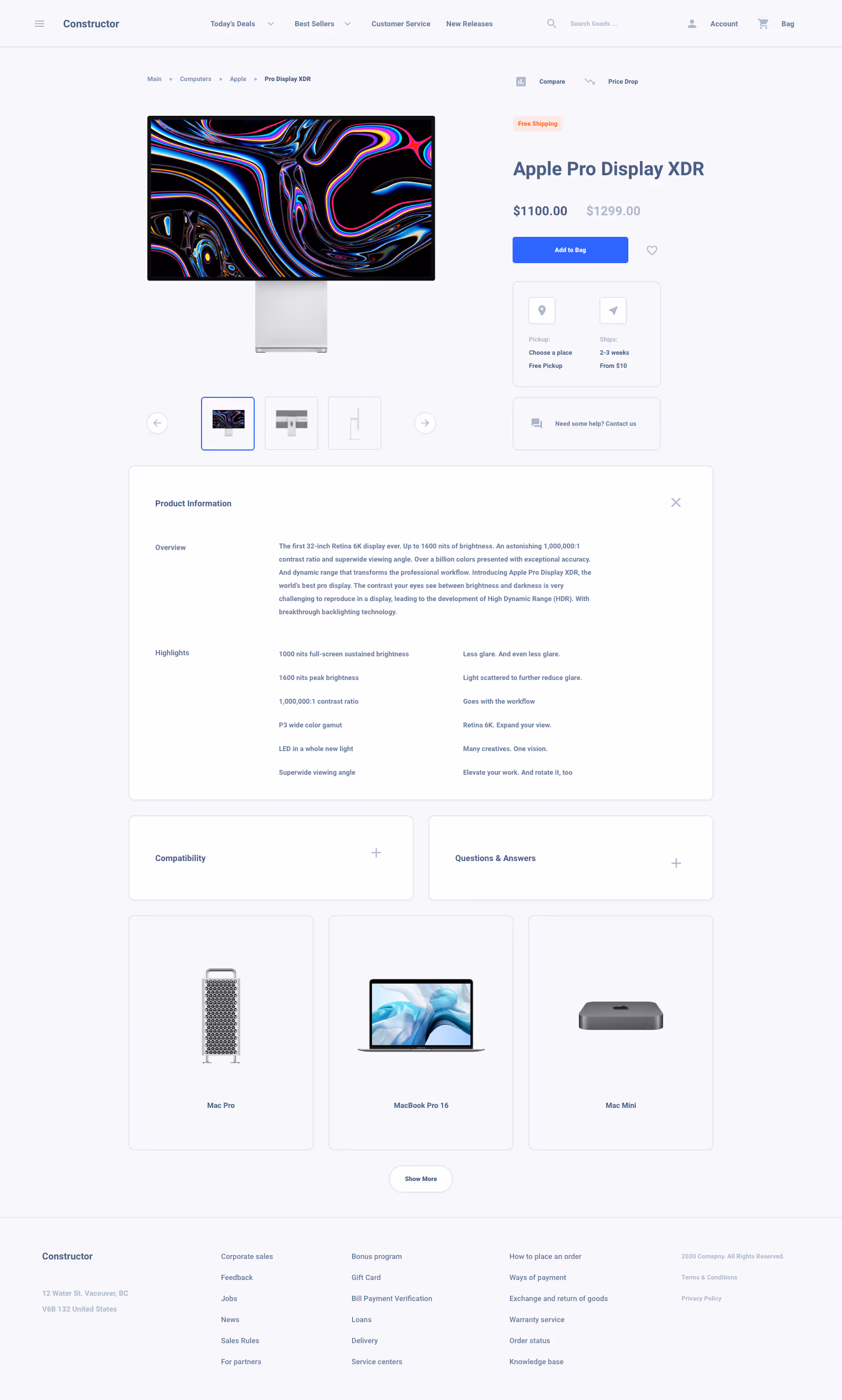 Shoes Commerce Ui Kit for Sketch, Figma and Adobe XD