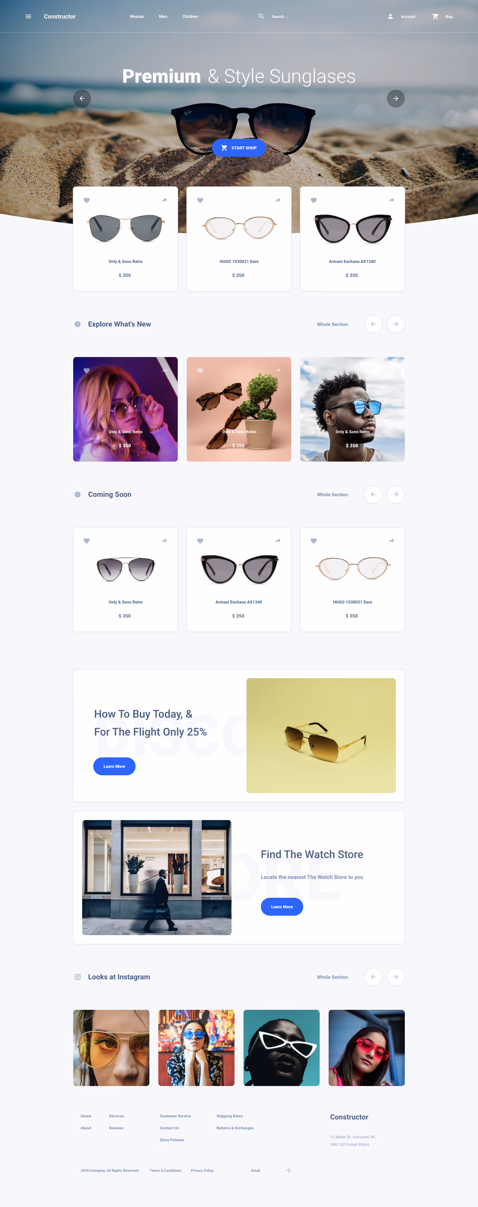 Shoes Commerce Ui Kit for Sketch, Figma and Adobe XD