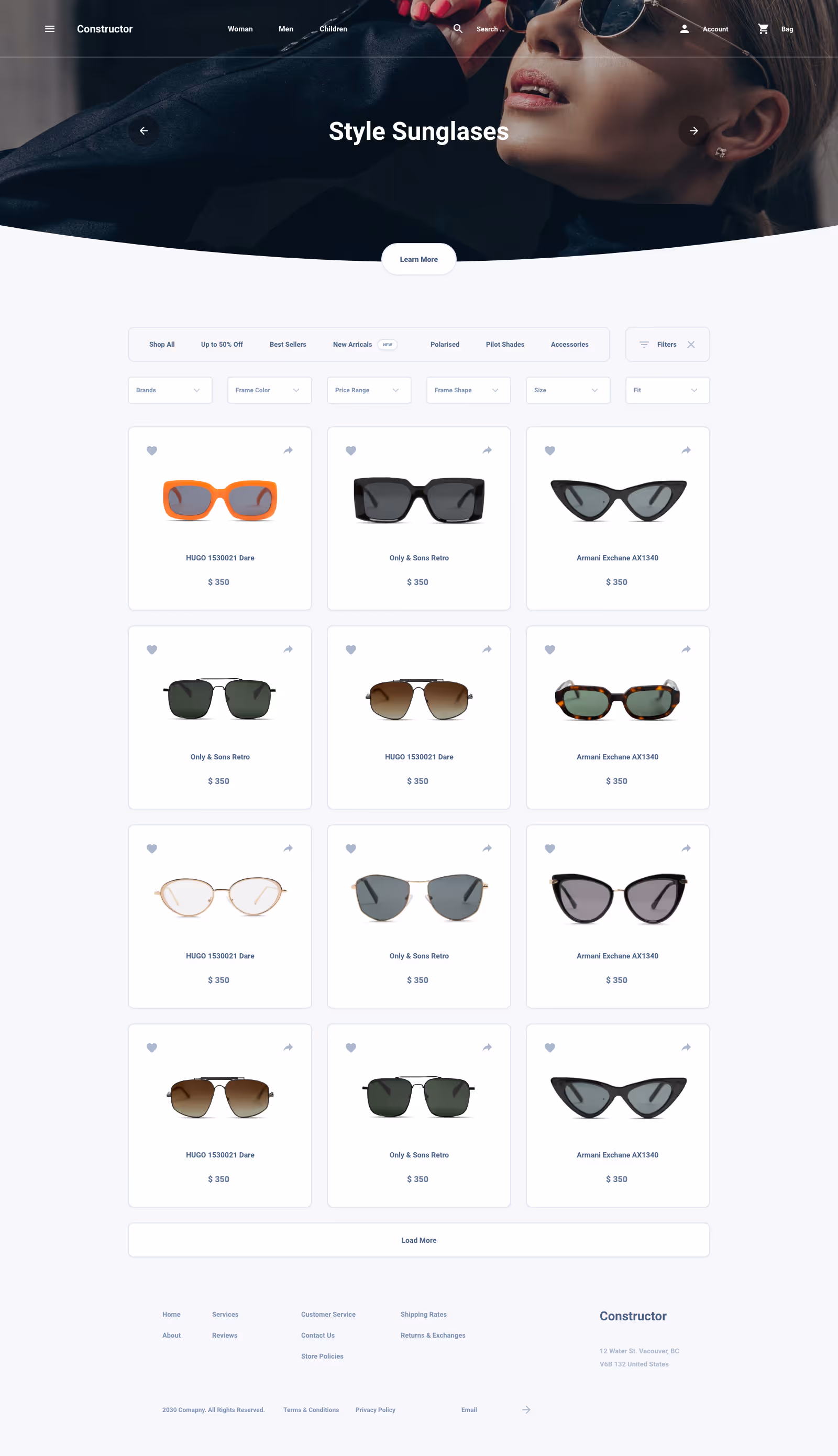 Shoes Commerce Ui Kit for Sketch, Figma and Adobe XD