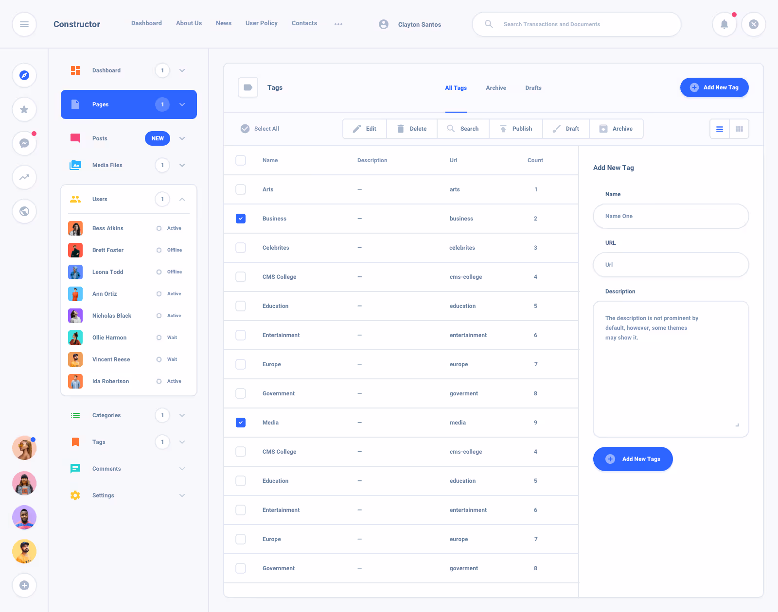 Task Board Dashboard