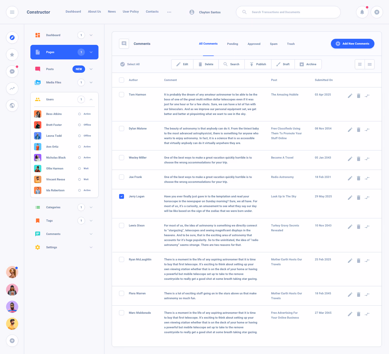 Task Board Dashboard