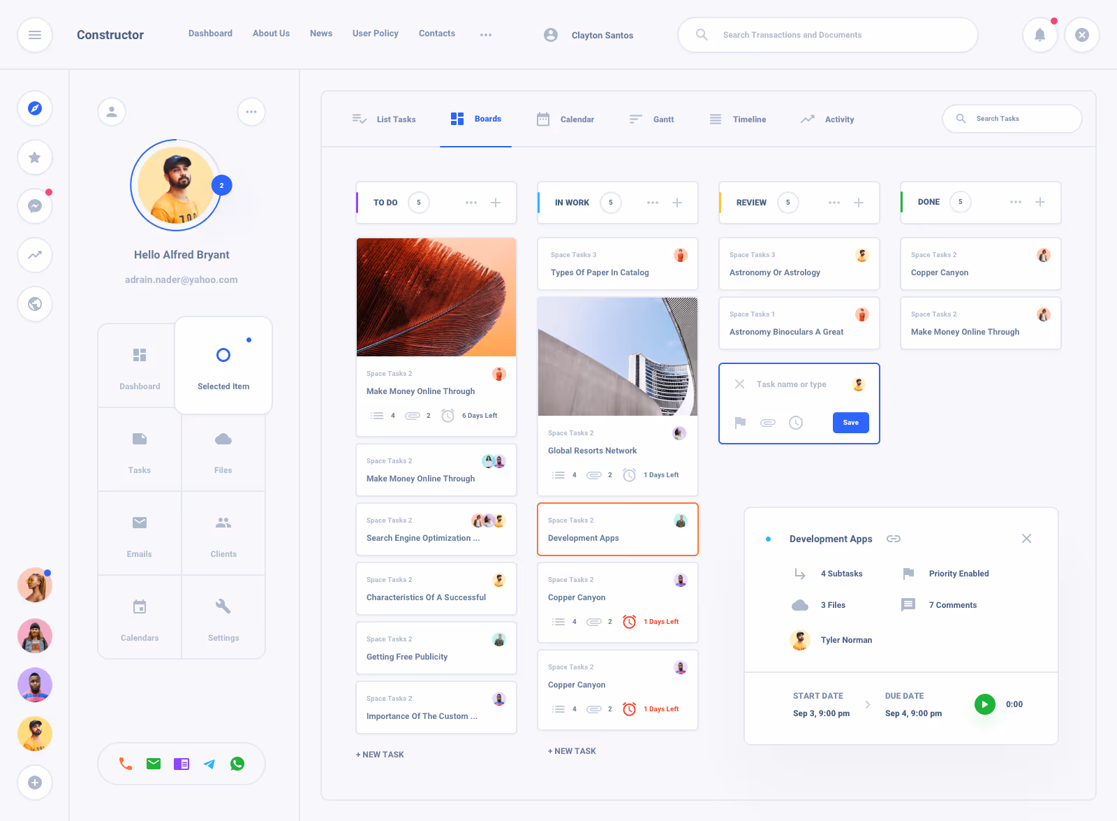 Task Board Dashboard