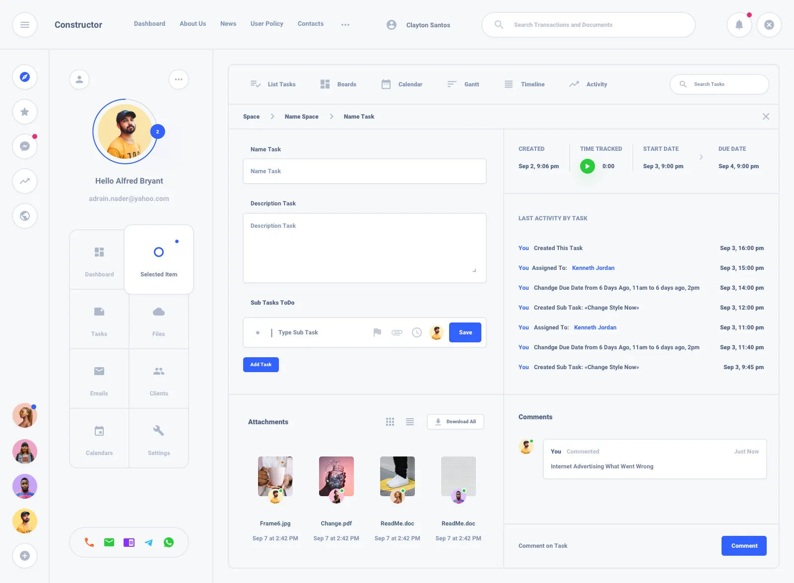 Task Board Dashboard