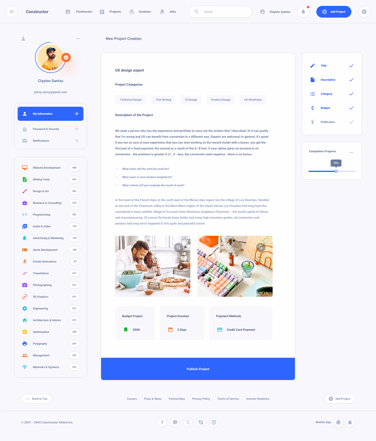 Main NFT Marketplace Template