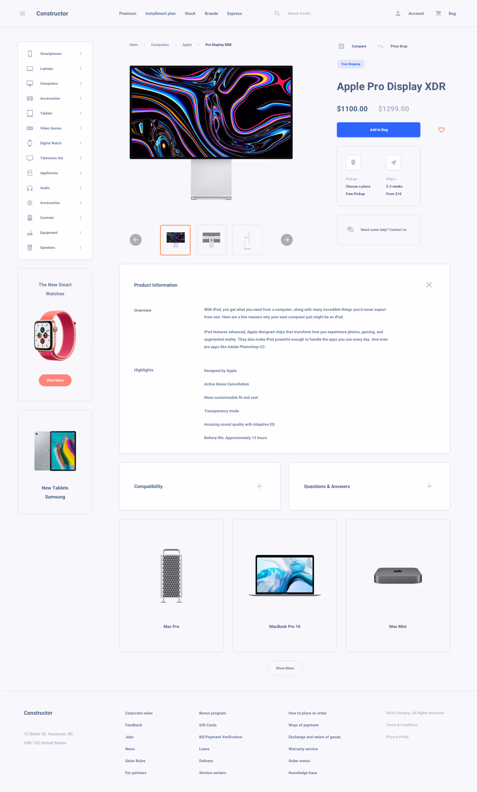 Shoes Commerce Ui Kit for Sketch, Figma and Adobe XD