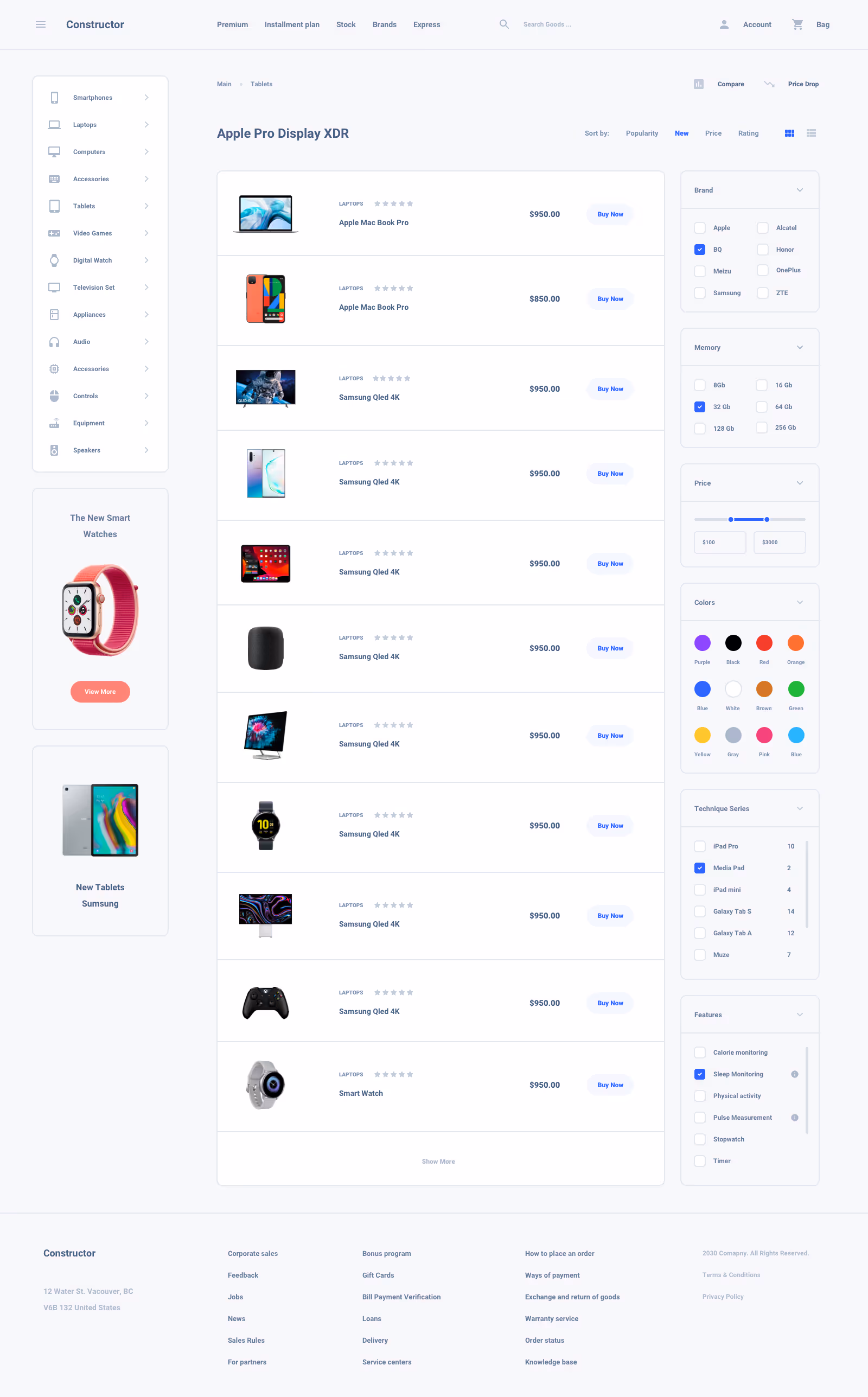 Shoes Commerce Ui Kit for Sketch, Figma and Adobe XD