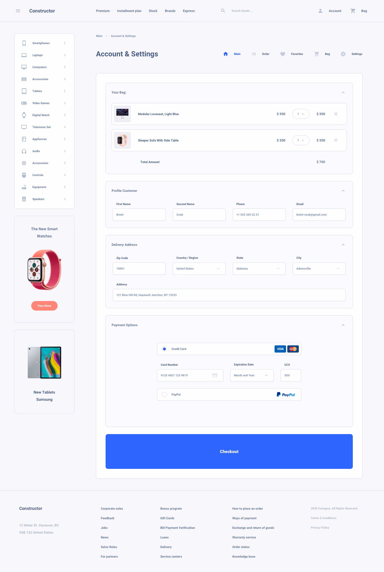Shoes Commerce Ui Kit for Sketch, Figma and Adobe XD