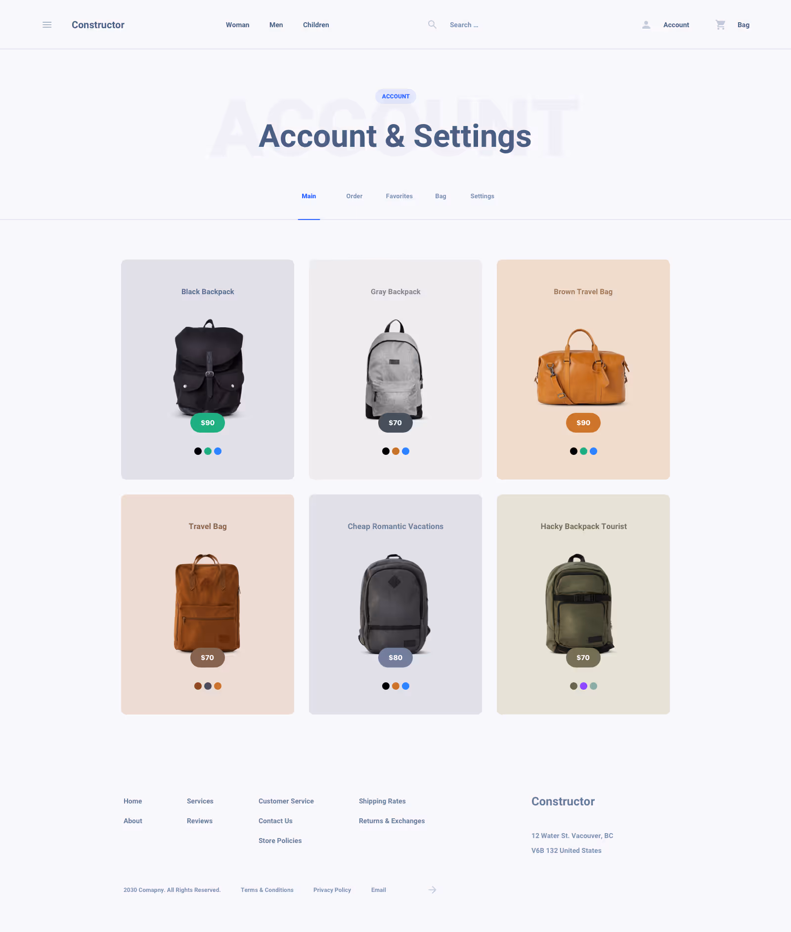 Shoes Commerce Ui Kit for Sketch, Figma and Adobe XD