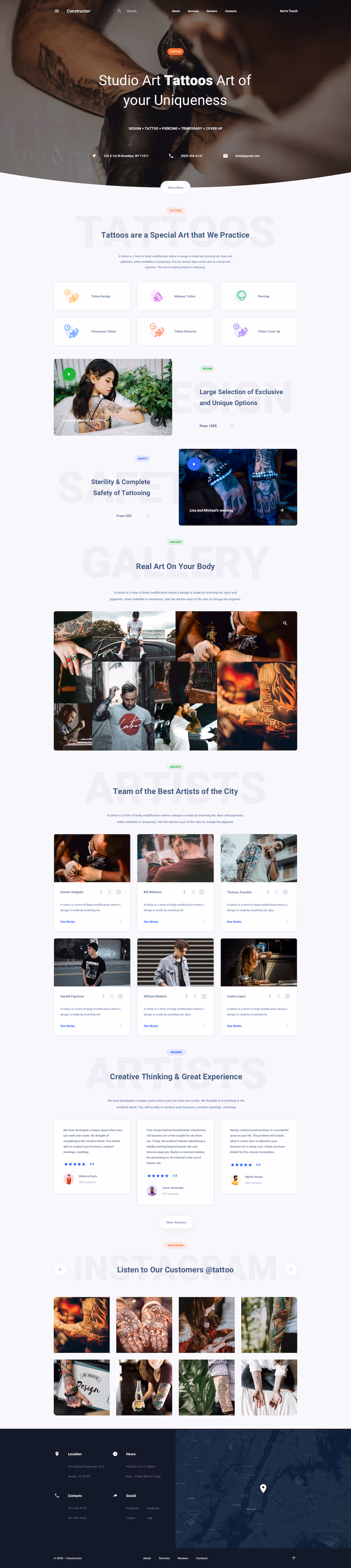 Barbershop Template Ui Kit for Sketch, Figma and Adobe XD