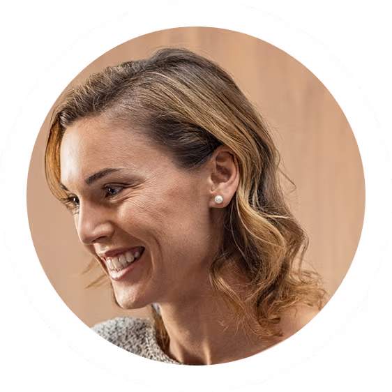 Image of a woman in a circle