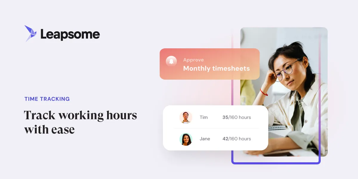 Time-Tracking Software | Track Hours with Ease | Leapsome