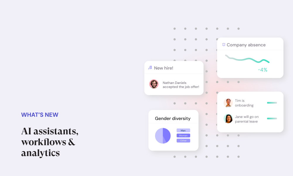 Leapsome’s product updates: AI assistants, smarter HRIS workflows & clearer analytics