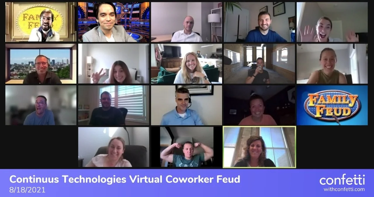 Screenshot of the Confetti UI.