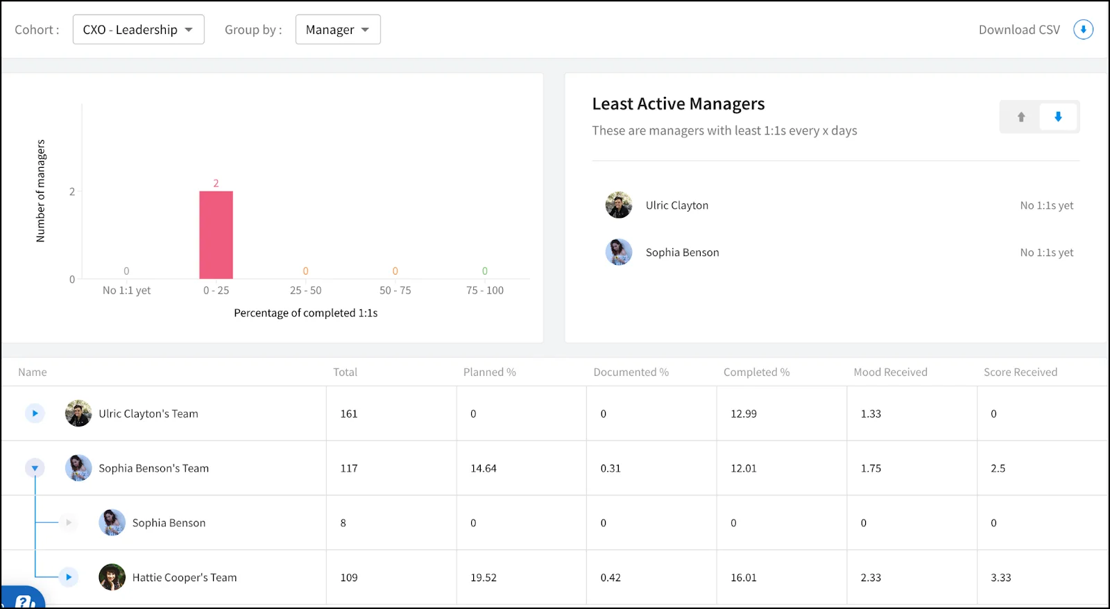 Screenshot of the Mesh.ai UI