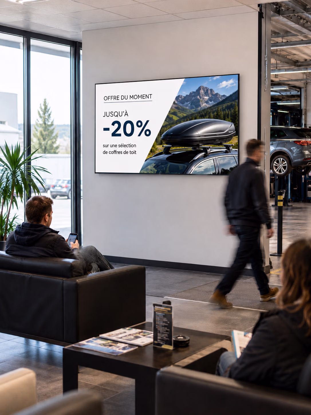 L'affichage dynamique pensé pour les garages automobiles