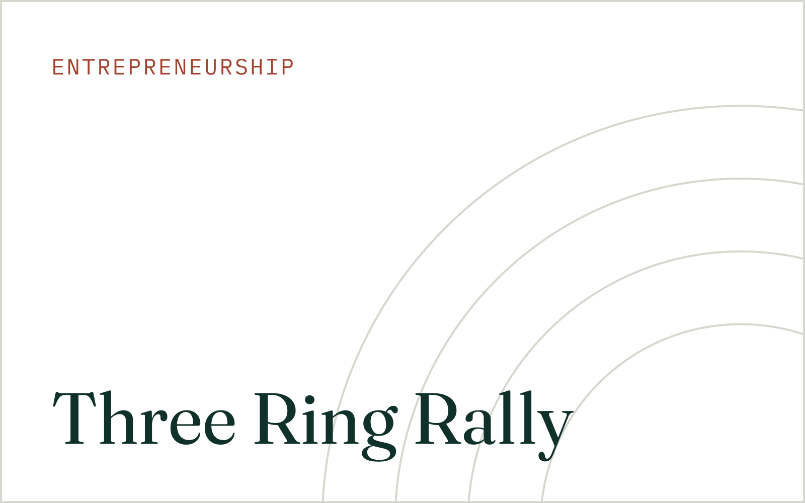 Three Ring Rally