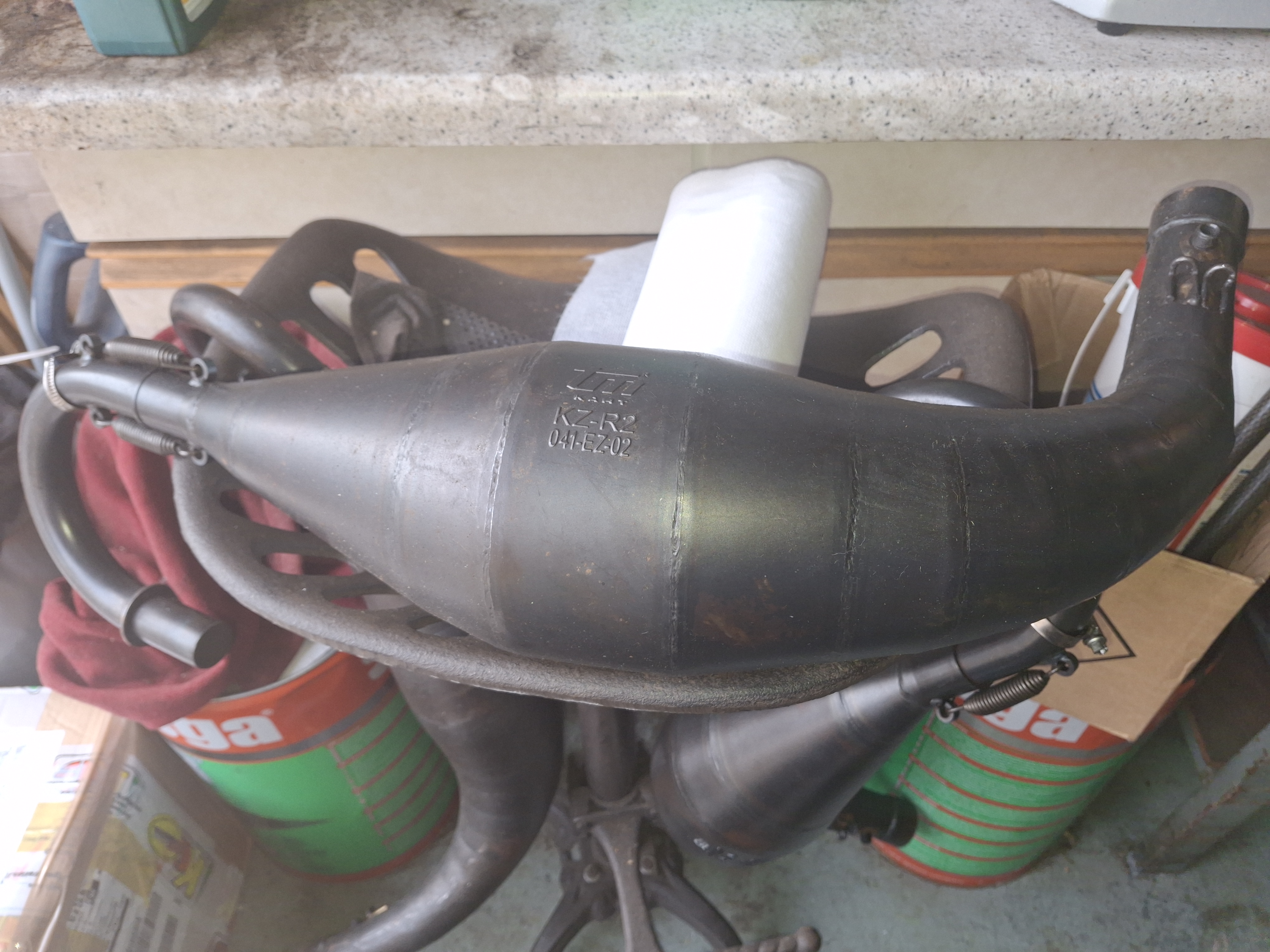 TM KZ-R2 USED EXHAUSTS WITH U-BEND