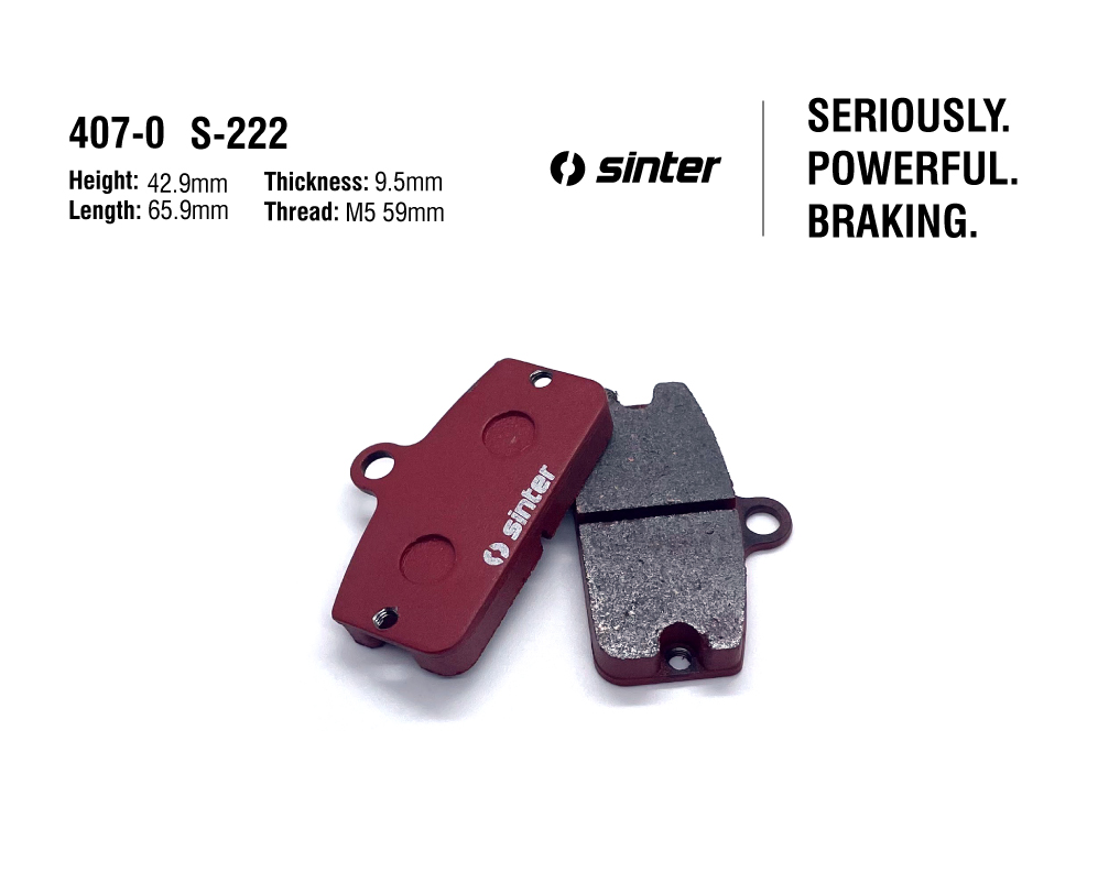 SODI REAR SINTER D20 FOR A PAIR