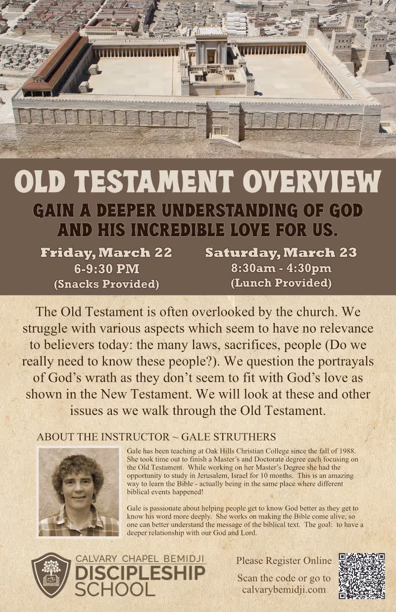 Old Testament Overview -- Part 1