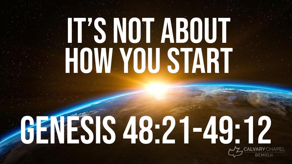 It’s Not About How You Start