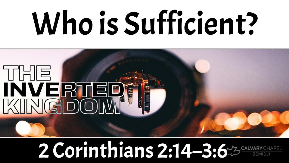 Who is Sufficient?