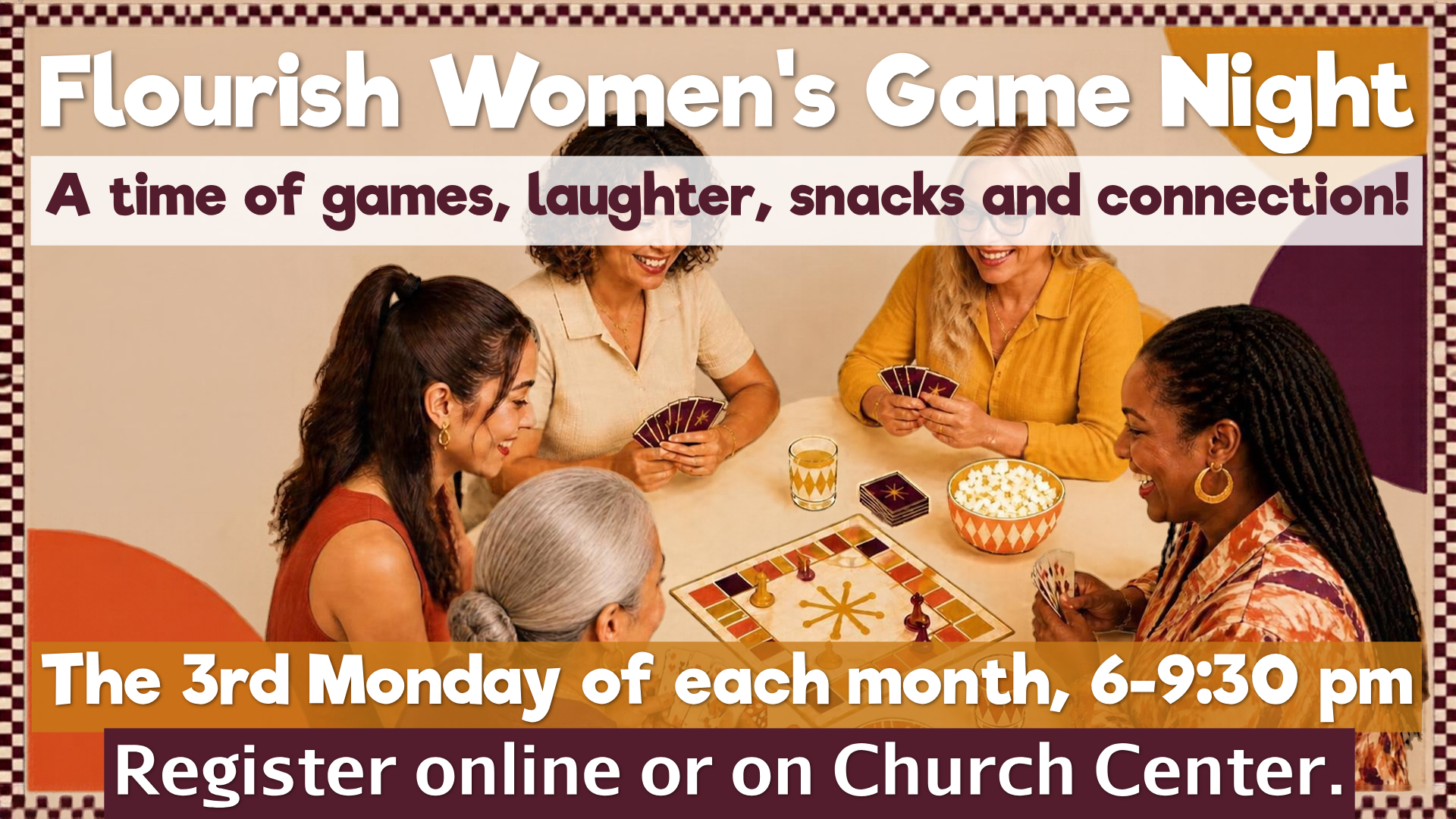 Flourish Women's Game Night ~ Third Monday Each Month