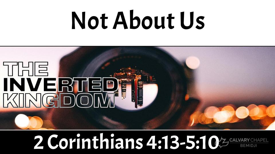 Not About Us