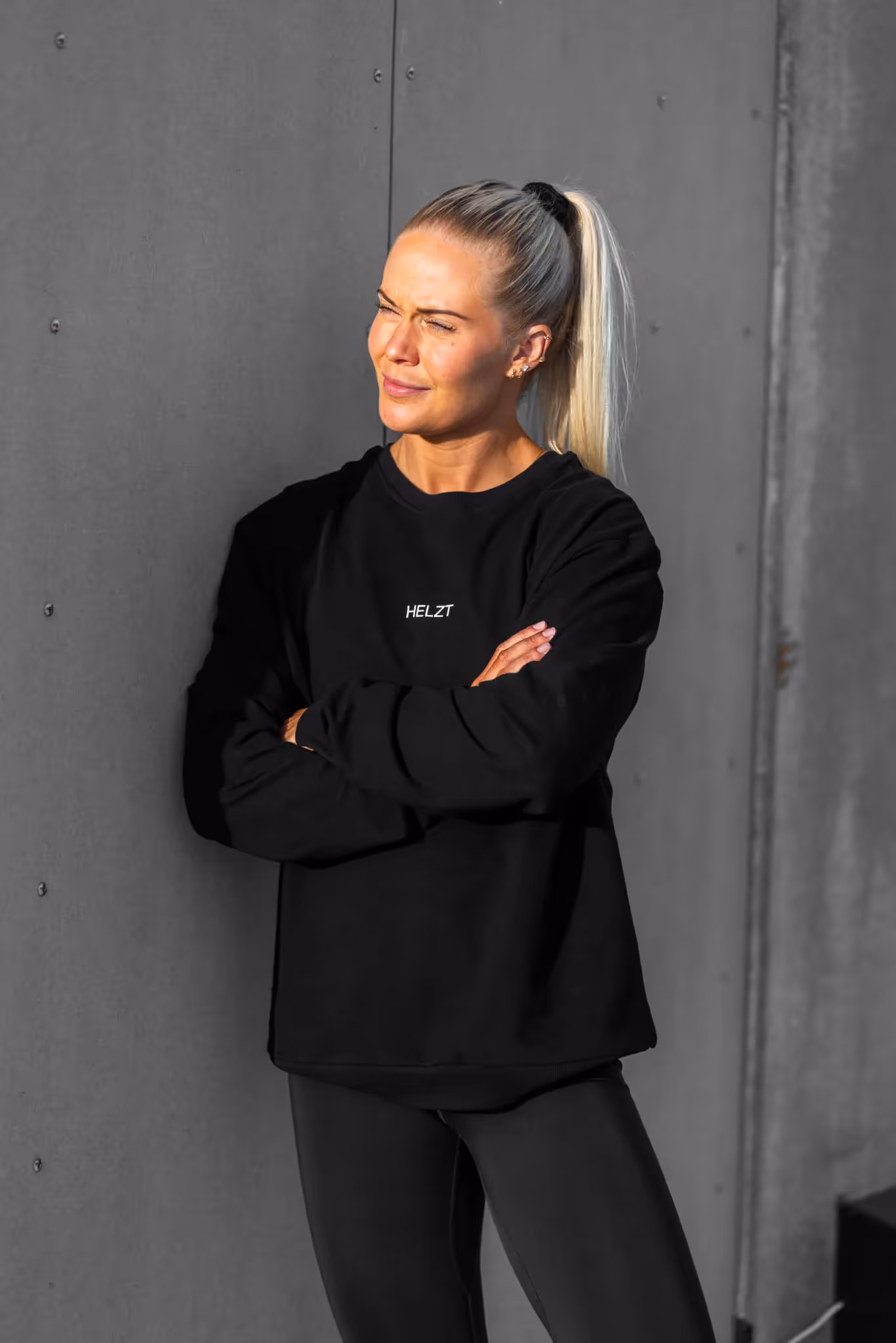 Unisex - Active Crewneck - Black