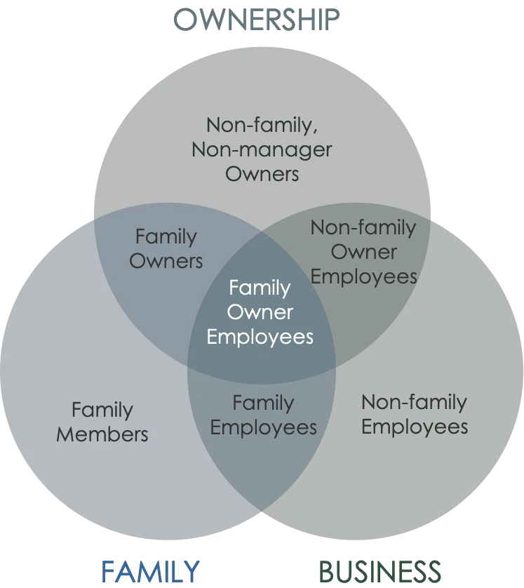 Ownership - Family - Business venn diagram