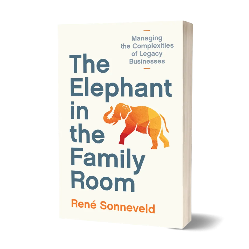 The Elephant in the Family Room  - Managing the of Legacy Business - Book cover 