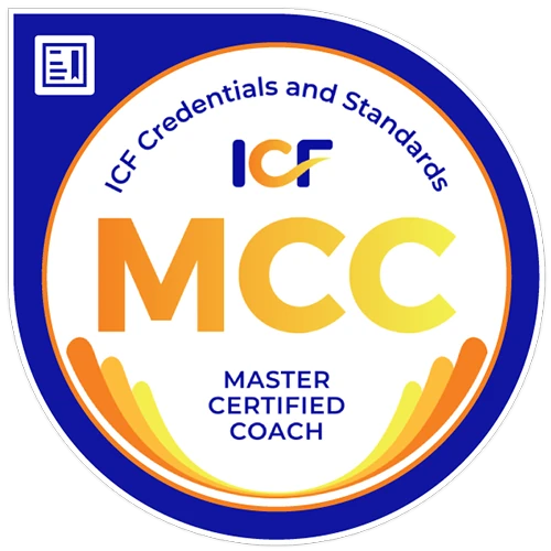 Insignia de la credencial Master Certified Coach (MCC) de la ICF