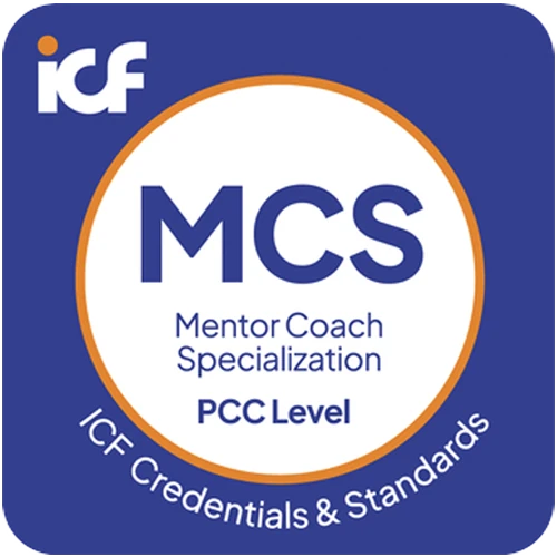 Insignia de la ICF Mentor Coach Specialization (MCS), nivel PCC