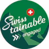 Logo Swisstainable Stufe 3 "Leading"